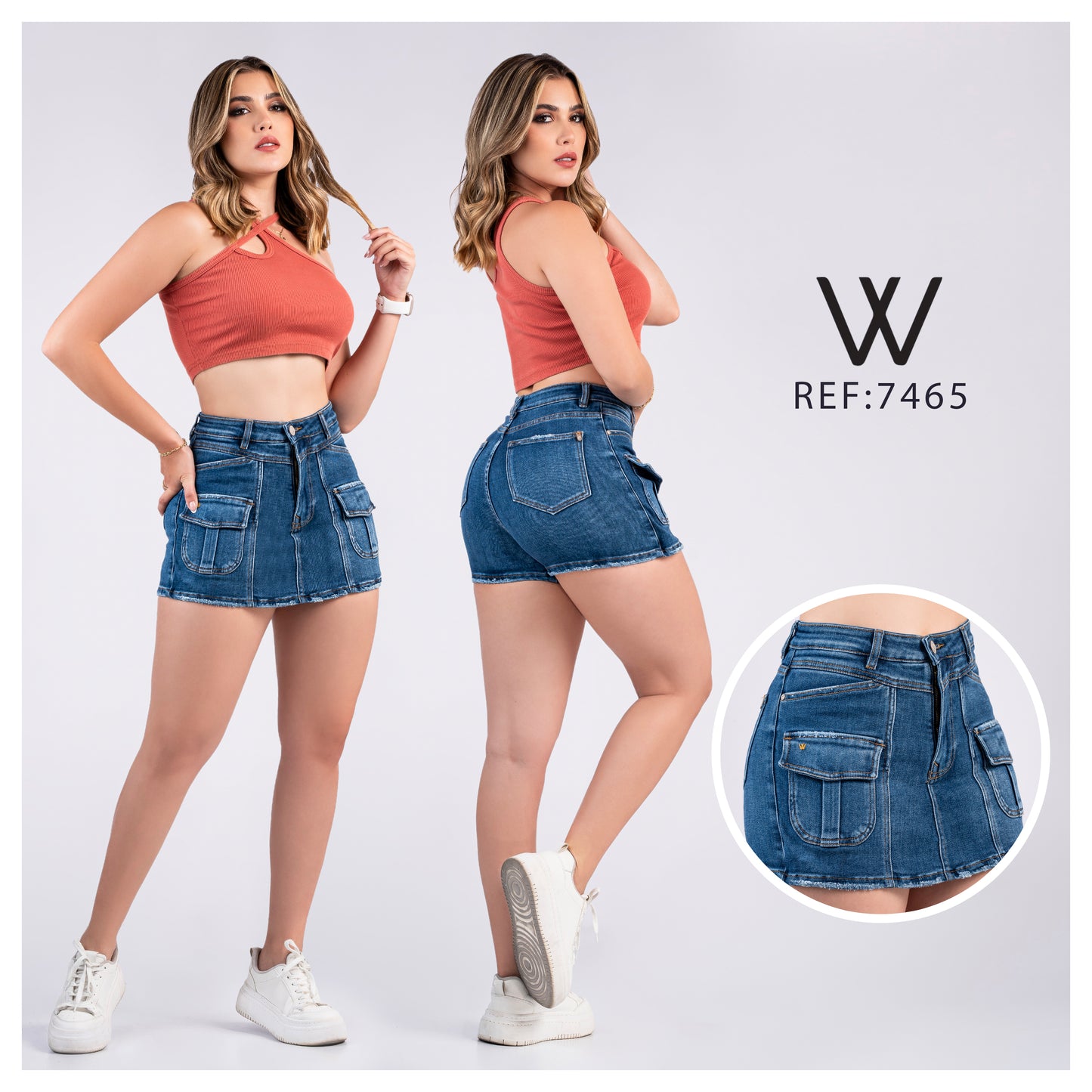 REF OW7465 FALDA SHORT