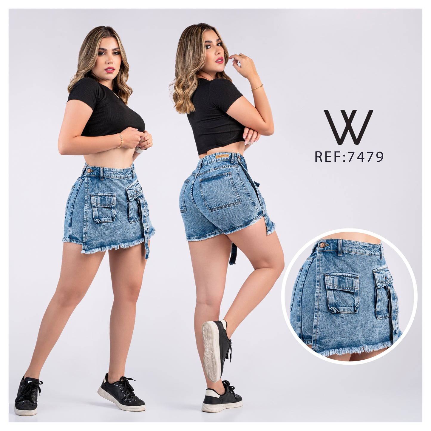 REF OW7479 FALDA SHORT
