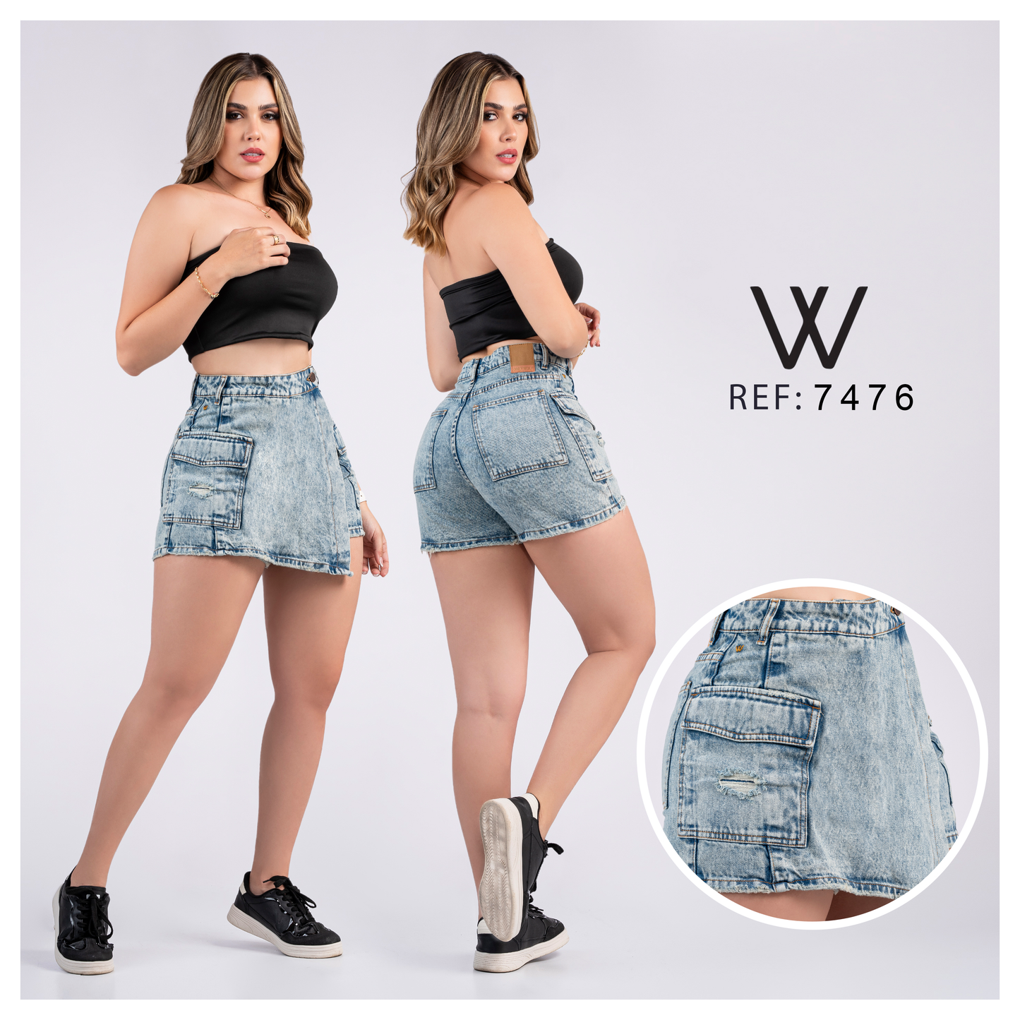 REF OW7476 FALDA SHORT